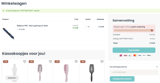 12,5% extra korting op alles bij Haarshop