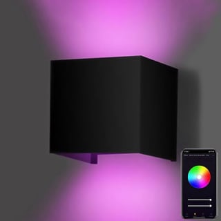 PremiumLED CUBE Wandlamp Zwart RGB-CCT (Zigbee 3.0) voor €29,99 bij LetsLeds
