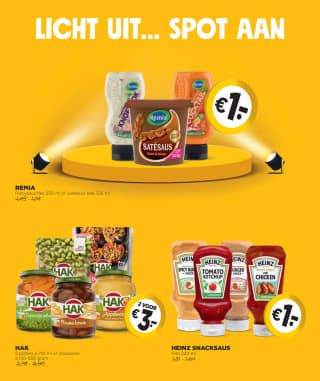 Jumbo actie de euro show 4 weken lang heel veel producten voor €1