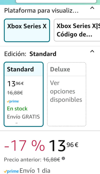 Wild Hearts Xbox Series X por 13,96€.