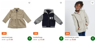 50% korting op alle jassen bij terStal