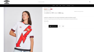 Camiseta Umbro Rayo Vallecano Femenino por solo 32,50€