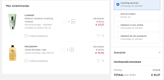 Vanaf 2 producten 25% korting op scincare en make-up bij ICI Paris XL