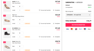 Tot 70% korting +10% extra korting in de sale bij Sarenza