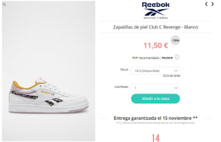 Zapatillas Reebok desde solo 8,50€ ofertas muy buenas