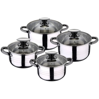 San Ignacio Premium Dina - Bateria de cocina de 4 Cacerolas + 4 Tapas por 21.56€