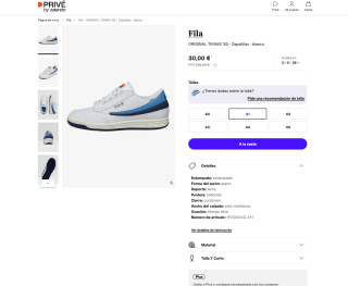Zapatillas FILA ORIGINAL TENNIS '83 por solo 30€