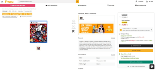 Juego para PS5 Persona 5 Táctica por 21,84€ socios (22,99€ no socios)