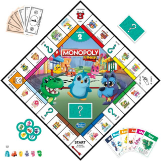 Hasbro Gaming Monopoly Junior 2-in-1 voor €14,49 bij Amazon