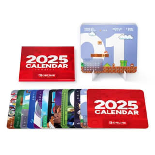 Calendario 2025 Nintendo por 300 puntos platino en Nintendo