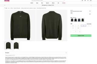 Sudadera Reebok Verde Classic Washed Sweatshirt por solo 7€