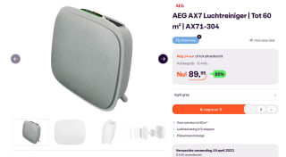 AEG AX7 Luchtreiniger AX71-304 voor €89,95 bij iBOOD