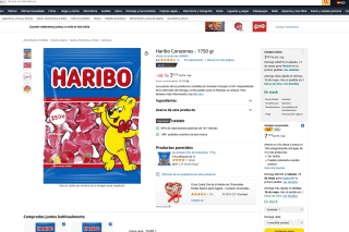 Haribo Corazones 1750 gr por solo 7,12€