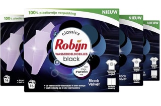 Robijn Classics Black Velvet Laundry Detergent Wipes 4 dozen voor €15,98 bij Amazon.nl
