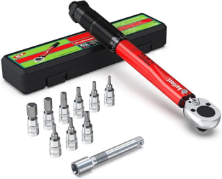 Aurlloct Llave Dinamométrica 1/4" 5-25 Nm 11 piezas por 15,99€