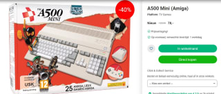 Amiga 500 mini computer voor €78 bij Nedgame