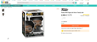 Figura Funko POP de Victor Timely Loki por 2,99€