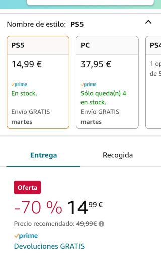 Farming Simulator 22 - Ps5 por 14,99€.