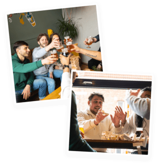 La chouffe toren bij aankoop van twee 4-packs Chouffe bier