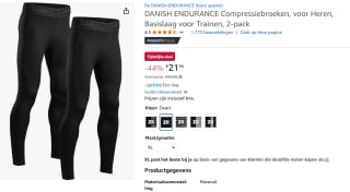 Danish Endurance COMPRESSION 2 stuks voor €21,95 bij Amazon