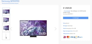 Samsung QE55S95D - 55 inch - 4K QD-OLED - 2024 voor €1969 bij El-vidas