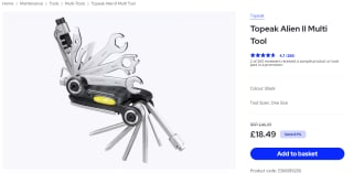 Shop a Topeak Alien II bike multi-tool and CRC bottle from Chain Reaction Cycles for £18.49
