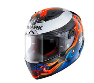 Casco integral Race-R Pro Carbon Lorenzo 2019 antracita carbono y azul por 299,99€