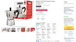 Bialetti 1163 Moka Express 6 tazas por $575 | Descuento Amazon