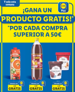 Productos GRATIS en Lidl Plus