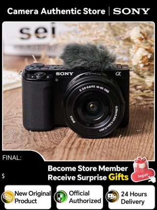 Corpo da Câmera Digital para Sony Alpha ZV-E10 - R$ 3.329,43