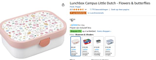 Little Dutch Lunchbox Campus Flowers & Butterflies voor €6 bij Amazon