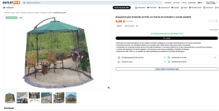 Mosquiteras para Sombrillas de Patio por tan solo 9,99€