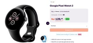 Google Pixel Watch 2 - Zwart - Met GPS voor €129,95 bij Ibood