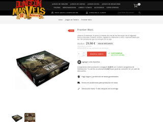 Juego de mesa Frontier Wars por 29,98€