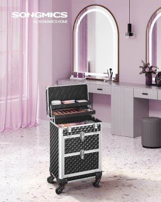 Songmics Cosmetic Case Trolley, voor €55,99 bij Amazon