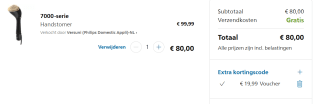 Philips 7000 Series STH7060/80 - Kledingstomer voor €64,99 na cashback in de Philips store