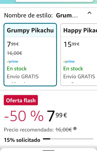 Funko Pop Games Pokemon por 7,99€.