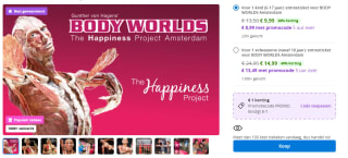 BODY WORLDS Amsterdam Tickets vanaf €8,99 bij Groupon