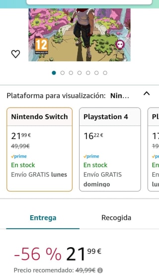 Treasures of Aegan Nintendo Switch por 21,99€.