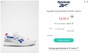 Zapatillas Reebok desde solo 7,90€ para niñ@s y adultos