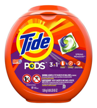 Detergente Tide Pods de 81 cápsulas por $19.980