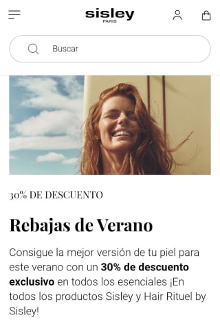 -30% Las Rebajas en Sisley.