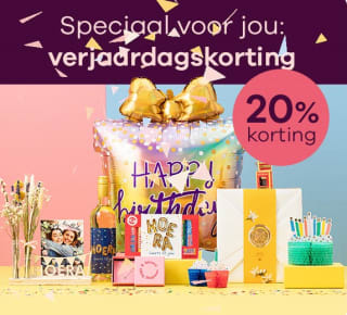 20% korting op bijna alles bij Greetz