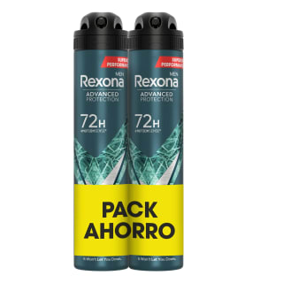 2 Packs de 2 Unidades de 200ml + 200ml de Rexona Advanced Protection Marine Desodorante Spray Men por 5.31€