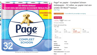Page wc papier - 32 rollen voor €10,49 bij Amazon