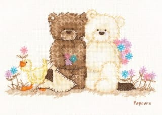 Vervaco Borduurpakket Popcorn de beer Vrienden voor €6,45 bij Bol.com