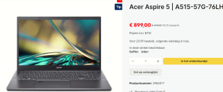 Acer Aspire 5 A515-57G-76LH 15" laptop voor €899 bij Levix