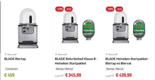 €50 korting op Blade biertap startpakketten bij Beerwulf