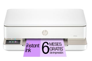 Impresora Multifunción HP Envy 6132e, Wi-Fi con 6 meses de impresión Instant Ink por 62,01€