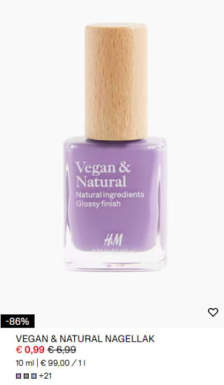 Tot 86% korting in de sale van H&M